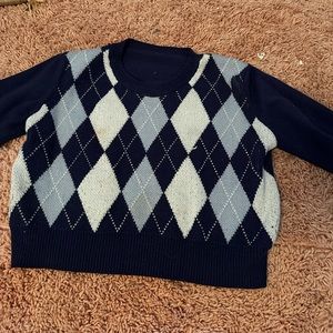 vintage sweater cropped
